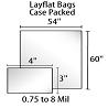 Layflat Bags Case Packed